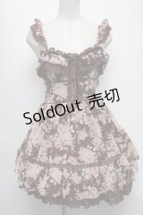 LIZ LISA / 花柄シフォンチュニック  ブラウン S-25-04-23-075-LO-TO-HR-ZS