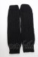 画像2: KRY CLOTHING / ニットレッグカバー  黒 S-25-04-23-001-EL-ZA-HR-ZS (2)