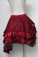 画像2: Qutie Frash / ドラゴンサテンスカート  ワイン S-25-04-23-082-QU-SK-HR-ZS (2)
