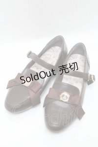 m petit by misako / NINA'Sコラボパンプス L ブラウン S-25-04-23-009-LO-SH-AS-ZS