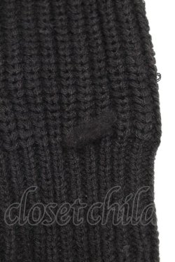 画像3: KRY CLOTHING / ニットレッグカバー  黒 S-25-04-23-001-EL-ZA-HR-ZS