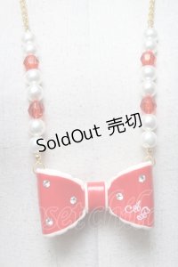 Angelic Pretty / ドリームリボンネックレス  赤 S-25-04-23-014-AP-AC-AS-ZS