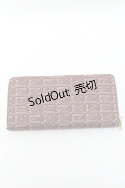 画像2: Q-pot. / ビターチョコレート ラウンドファスナーウォレット  ブラウン S-25-04-23-002-QP-ZA-AS-ZS