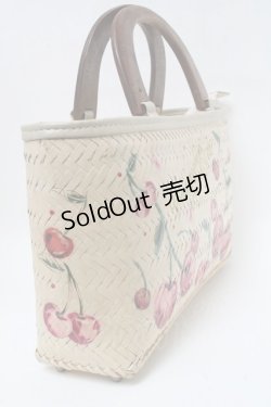 画像2: metamorphose / チェリーカゴバッグ  オフ S-25-04-23-016-ME-BG-AS-ZS