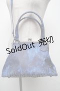 Moi-meme-Moitie / M+ATサイバー口金2WAYバッグ  ブルー S-25-04-23-019-MO-BG-AS-ZS