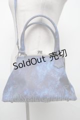 Moi-meme-Moitie / M+ATサイバー口金2WAYバッグ  ブルー S-25-04-23-019-MO-BG-AS-ZS