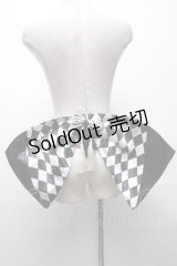 Qutie Frash / 飾り帯〜ダイヤ〜  黒ｘ白 S-25-04-23-021-QU-TS-HR-ZS