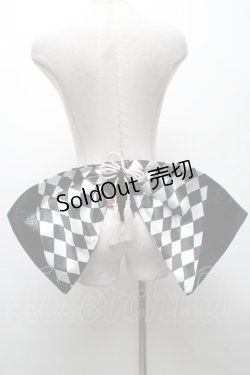 画像1: Qutie Frash / 飾り帯〜ダイヤ〜  黒ｘ白 S-25-04-23-021-QU-TS-HR-ZS