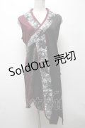 Qutie Frash / インナーチュニック  黒ｘエンジ S-25-04-23-023-QU-TO-HR-ZS