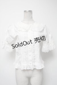 BABY,THE STARS SHINE BRIGHT / Parfaitブラウス  白 S-25-04-23-031-BA-BL-AS-ZS