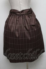 画像2: 【SALE】axes femme / ボックスプリーツミドルスカート  ブラウン S-25-04-25-061-AX-SK-HR-ZT216 (2)