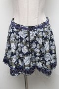 axes femme / バラプリントパンツ  紺 S-25-04-25-062-AX-PA-HR-ZS