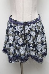 axes femme / バラプリントパンツ  紺 S-25-04-25-062-AX-PA-HR-ZS