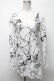 画像1: CIVARIZE / Destruction アシンメトリー変形カットソー 44 白ｘ黒 S-25-04-25-008-GO-TO-AS-ZS (1)