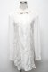 画像1: CIVARIZE / レース切り替えシフォンシャツ  白 S-25-04-25-009-GO-BL-AS-ZS (1)