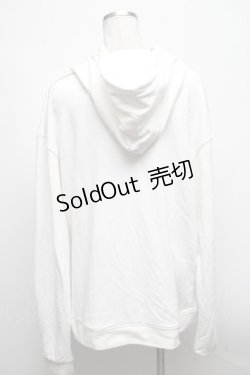 画像2: Amilige / ベアプリントパーカー  白 S-25-04-25-010-PU-SK-AS-ZS