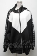 CIVARIZE / 切り替えポンチョパーカー  黒ｘ白 S-25-04-25-017-GO-TO-AS-ZS