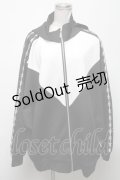 CIVARIZE / 切り替えポンチョパーカー  黒ｘ白 S-25-04-25-017-GO-TO-AS-ZS