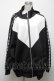 画像1: CIVARIZE / 切り替えポンチョパーカー  黒ｘ白 S-25-04-25-017-GO-TO-AS-ZS (1)