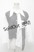 PUNK / トップス  黒ｘ白 S-25-04-25-022-PU-TO-AS-ZS