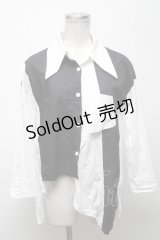 PUNK / トップス  黒ｘ白 S-25-04-25-022-PU-TO-AS-ZS