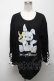 画像1: Secret Honey / ウサギプリントTシャツ  黒 S-25-04-25-026-CA-TS-AS-ZS (1)