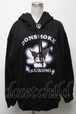 画像1: PUNK / DONSMOKxKUROMIパーカー  黒 S-25-04-25-031-PU-TO-AS-ZS