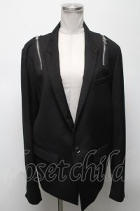 CIVARIZE / ショルダーZIPデザインテーラードジャケット  黒 S-25-04-25-032-GO-JA-AS-ZS