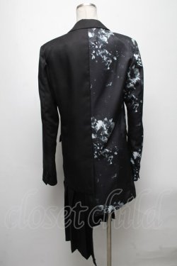 画像2: CIVARIZE / アシンメトリープリーツロングテーラードジャケット 44 黒 S-25-04-25-035-GO-JA-AS-ZS