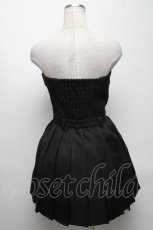 画像2: 【SALE】EATME / プリーツベアジャンスカ  黒 S-25-04-25-042-LO-OP-AS-ZT321 (2)