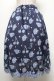画像1: Jane Marple / Bonjour Millefleursのスカート  紺 S-25-04-25-046-JM-SK-AS-ZS (1)