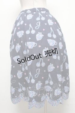 画像2: Jane Marple / Bonjour Millefleursのスカート  紺 S-25-04-25-046-JM-SK-AS-ZT412