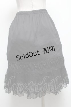 画像2: axes femme / インナーペチスカート  黒 S-25-04-25-047-AX-SK-HR-ZS