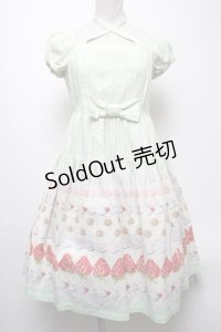 Emily Temple cute / デコレーションケーキワンピース  ミント S-25-04-27-049-ET-OP-HR-ZS