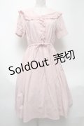 Ank Rouge / セーラー襟長袖ワンピース  ピンク S-25-04-27-052-CA-OP-HR-ZS