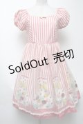 【SALE】Emily Temple cute / マカロンパッケージチュールエプロンワンピース  ピンク S-25-04-27-053-ET-OP-HR-ZT418