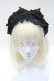 画像2: Angelic Pretty / ヘッドドレス風カチューシャ  黒 S-25-04-27-007-AP-AC-AS-ZS (2)