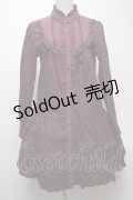 axes femme / ストライプ柄ワンピース  紫 S-25-04-27-060-AX-OP-HR-ZS