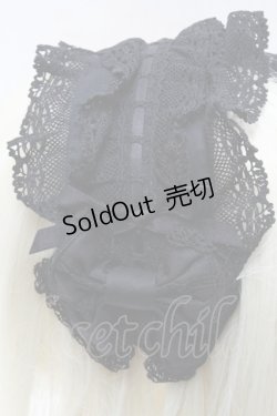 画像4: Angelic Pretty / ヘッドドレス風カチューシャ  黒 S-25-04-27-007-AP-AC-AS-ZS