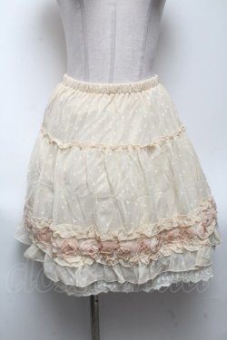 画像1: evelyn / フロントボタンキュロット  オフ S-25-04-27-066-LO-PA-AS-ZS