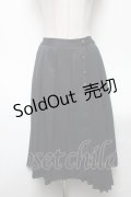 axes femme / プリーツスカート  紺 S-25-04-27-074-AX-SK-ET-ZS