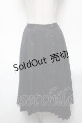 axes femme / プリーツスカート  紺 S-25-04-27-074-AX-SK-ET-ZS