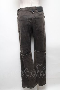 画像2: h.ANARCHY / 英字プリント切替パンツ  カーキ S-25-04-27-081-HN-PA-HR-ZS