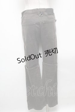 画像2: h.ANARCHY / 英字プリント切替パンツ  カーキ S-25-04-27-081-HN-PA-HR-ZS