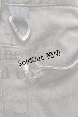 画像3: h.ANARCHY / 英字プリント切替パンツ  カーキ S-25-04-27-081-HN-PA-HR-ZS