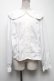 画像1: axes femme kawaii / フラット衿ブラウス  白 S-25-04-27-015-AX-BL-HR-ZS (1)
