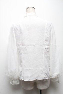 画像2: axes femme kawaii / クラシックブラウス  白 S-25-04-27-016-AX-BL-HR-ZS