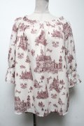 axes femme / シャトーPTブラウス  ベージュ S-25-04-27-021-AX-BL-HR-ZS