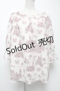 axes femme / シャトーPTブラウス  ベージュ S-25-04-27-021-AX-BL-HR-ZS