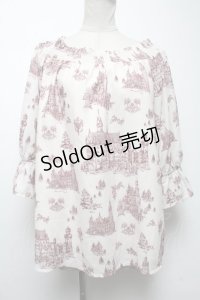 axes femme / シャトーPTブラウス  ベージュ S-25-04-27-021-AX-BL-HR-ZS
